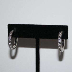 Elegant Silver Hoop Earrings